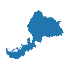 福井県のシルエット（形）