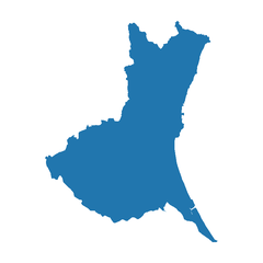 茨城県のシルエット（形）