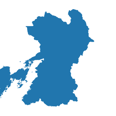 熊本県のシルエット（形）
