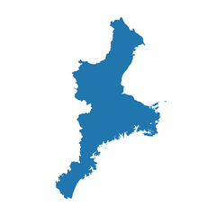 三重県のシルエット（形）