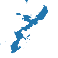 沖縄県のシルエット（形）
